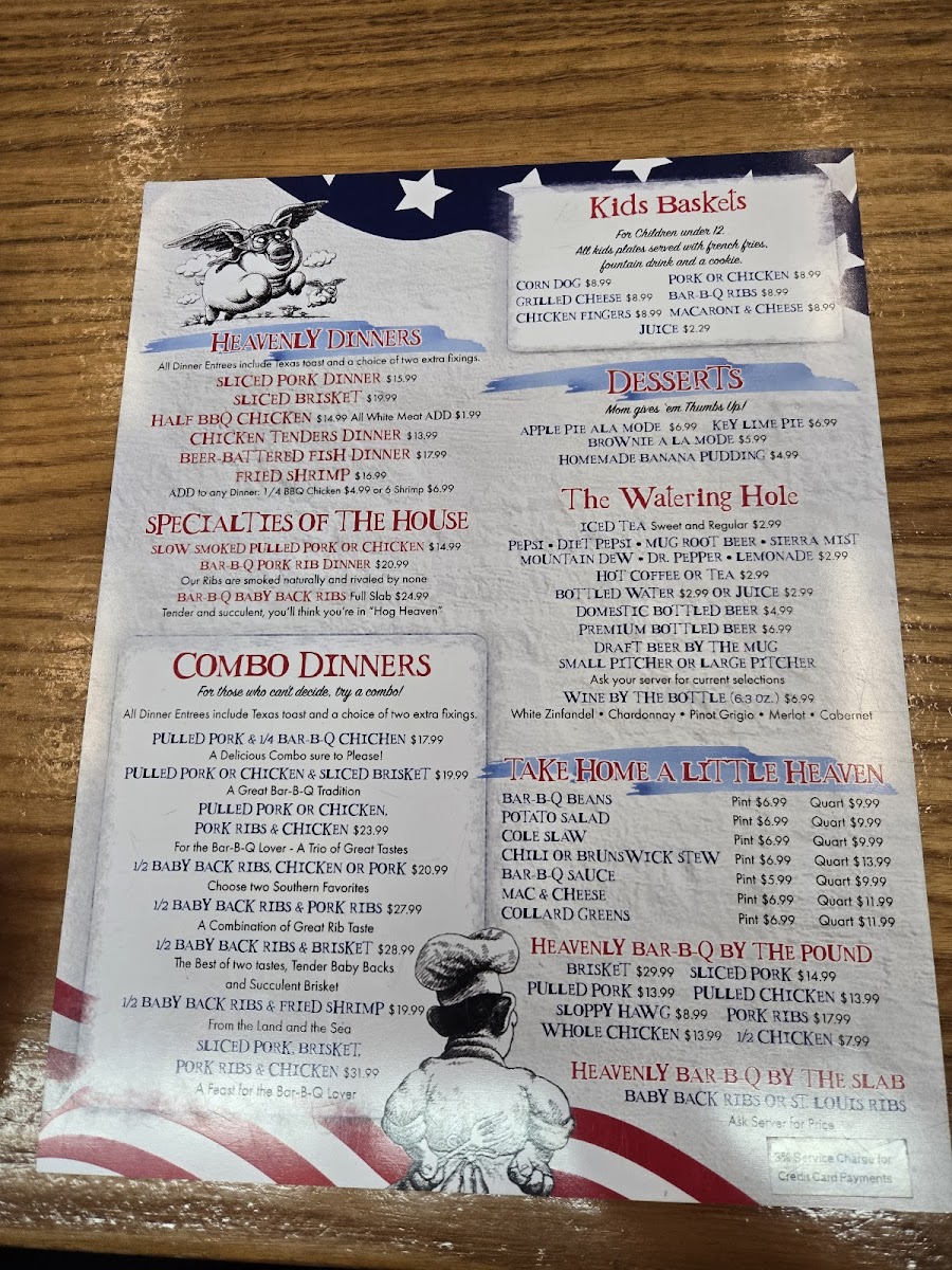 Hog Heaven Bar B-Q Menu - Image 6